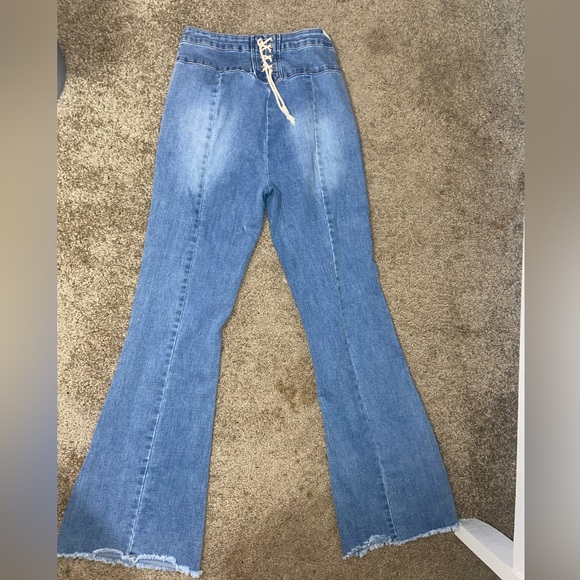 Flare jeans size 7 - Picture 2 of 2